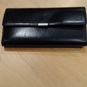 Coach large checkbook wallet